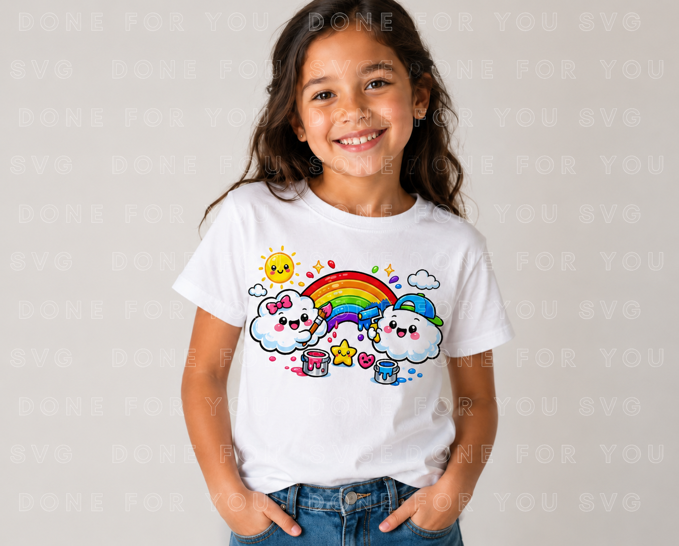 Rainbow Cloud Friends