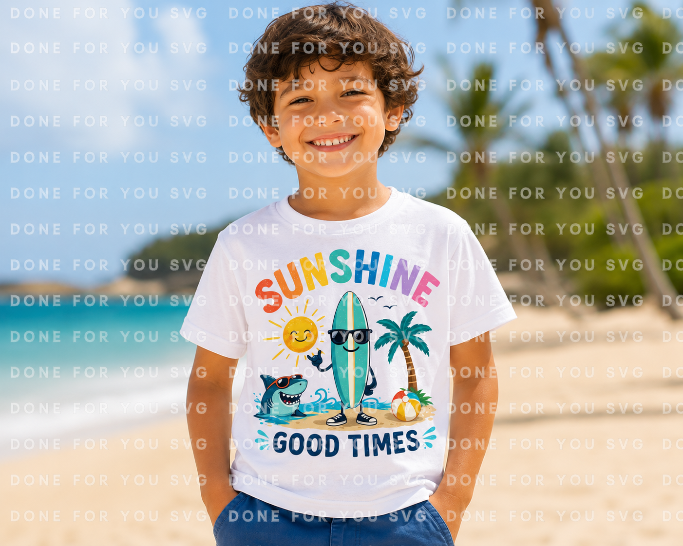 Sunshine Good Times Digital Download Design