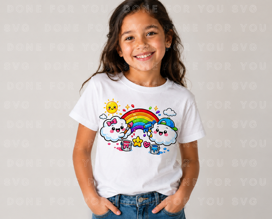 Rainbow Cloud Friends